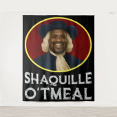 Shaquille Oatfood Funny Meme Wandteppich (Vorderseite)