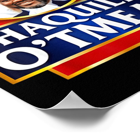 Shaquille Oatmeal Funny Meme  Poster (Ecke)