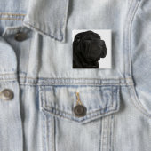 Shar Pei (1 year old) close-up Button (Beispiel)