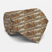 Shar-Pei 5 in einer Reihen-Krawatte Krawatte (Gerollt)