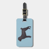 Shar Pei Basic Design-Vorlagen Gepäckanhänger (Vorderseite vertikal)