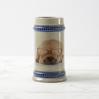 Shar Pei Bierglas