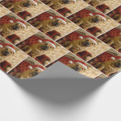 Shar-pei Christmas Dog Geschenkpapier (Ecke)
