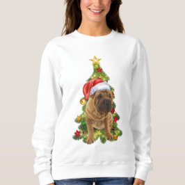 Shar Pei Christmas Dog, Xmas Shar Pei dog Sweatshirt