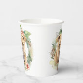 Shar Pei Christmas Wreath Festivals Pappbecher (Links)