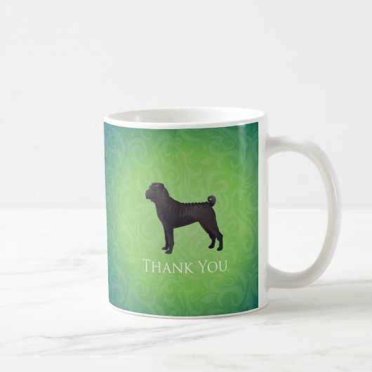Shar Pei danke Ihnen für Design Kaffeetasse (Rechts)