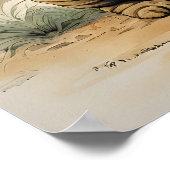 Shar Pei - Dog Art Print Poster (Ecke)