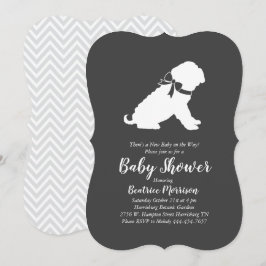 Shar-Pei Dog Baby Shower Gender Neutral Einladung