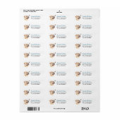 Shar-Pei Dog Butterfly Wonder Return Address (Vorne)