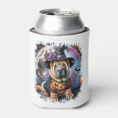 Shar Pei Dog Halloween Square Dosenkühler (Kanne Vorderseite)