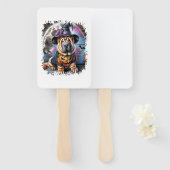 Shar Pei Dog Halloween Square Fächer (Vorne und Hinten)