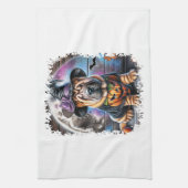 Shar Pei Dog Halloween Square Geschirrtuch (Vertikal)