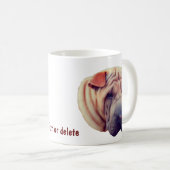 Shar Pei Dog Lover Personalisiert Kaffeetasse (VorderseiteRechts)