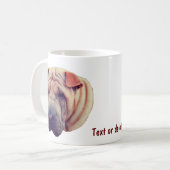 Shar Pei Dog Lover Personalisiert Kaffeetasse (Vorderseite Links)