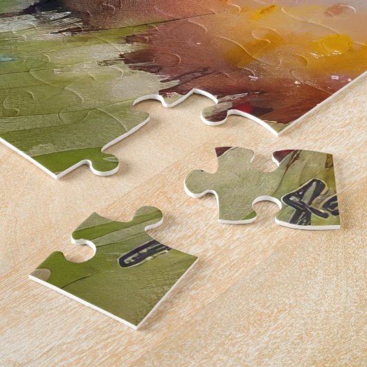 Shar Pei Dog mit Ostereier Urlaub Puzzle (Seite)