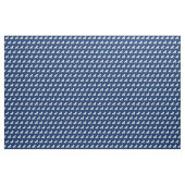 Shar Pei Dog Silhouette Pet Navy Blue Stoff (Yard (91,4 cm))