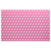 Shar Pei Dog Silhouette Pet Pink Stoff (Fat Quarter (45,7 x 55,9 cm))