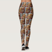 Shar Pei Dog Weihnachtsfest Leggings (Rückseite)