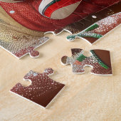 Shar Pei Dog Weihnachtsfest Puzzle (Seite)