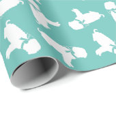 Shar Pei Doppy Puppy Geschenkpapier (Rolleneckpunkt)