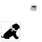 Shar Pei Doppy Puppy Gummistempel (Stempel)