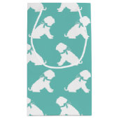 Shar Pei Doppy Puppy Kleine Geschenktüte (Rückseite)