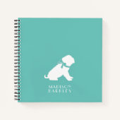 Shar Pei Doppy Puppy Notizblock (Vorderseite)