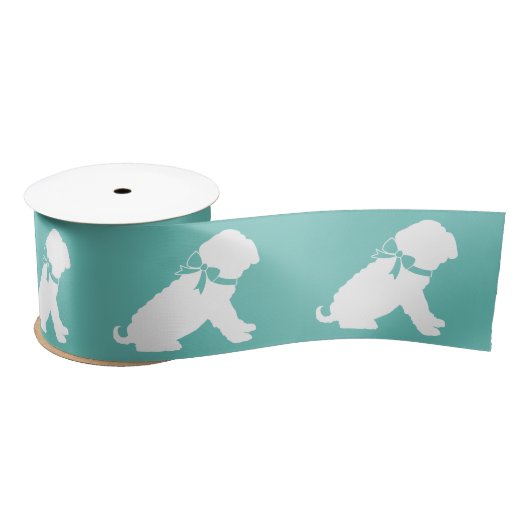 Shar Pei Doppy Puppy Satinband (Spule)