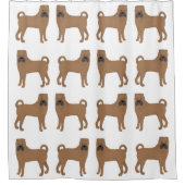 Shar-Pei-Duschvorhang Duschvorhang (Vorderseite)