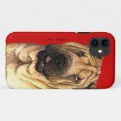 Shar-Pei-Farbblock Case-Mate iPhone Hülle (Rückseite (Horizontal))