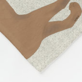 Shar-Pei Fleece Blanket (Ecke)