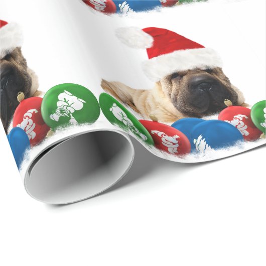 Shar Pei glattes Packpapier, 30" x 6' Geschenkpapier (Rolleneckpunkt)