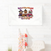 Shar Pei Halloween Erntedank Weihnachtsklassiker Banner (Insitu)