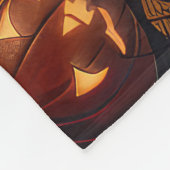 Shar Pei Halloween Spooky Fleecedecke (Ecke)