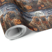 Shar Pei Halloween Spooky Geschenkpapier (Rolleneckpunkt)