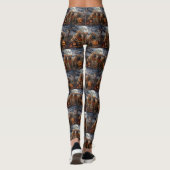 Shar Pei Halloween Spooky Leggings (Rückseite)