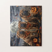 Shar Pei Halloween Spooky Puzzle (Vertikal)
