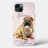 Shar-Pei Heart Mama Case-Mate iPhone Hülle (Rückseite)
