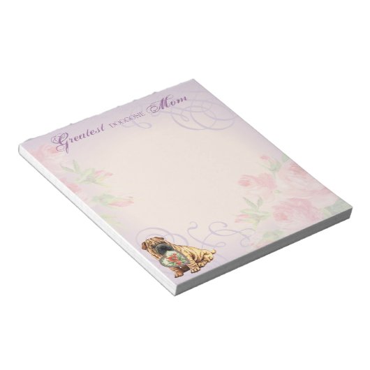 Shar-Pei Heart Mama Notizblock (angewinkelt)