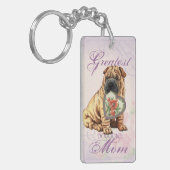 Shar-Pei Heart Mama Schlüsselanhänger (Vorderseite links)