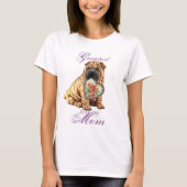 Shar-Pei-Herz-Mama T-Shirt (Vorderseite)