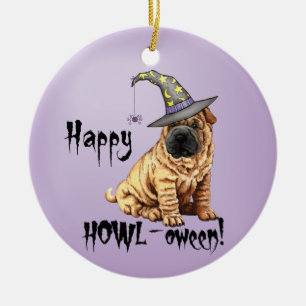 Shar-Pei-Hexe-Keramik Keramik Ornament