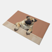Shar-Pei Hund Fußmatte Kunst (Schrägansicht)