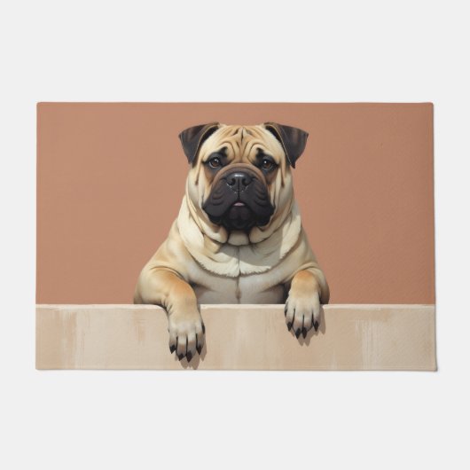 Shar-Pei Hund Fußmatte Kunst (Vorderseite)