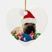 Shar Pei in der Keramik Ornament (Hinten)
