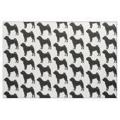 Shar Pei in der Silhouette Stoff (Fat Quarter (45,7 x 55,9 cm))
