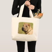 Shar Pei Jumbo Stoffbeutel (Vorderseite (Produkt))