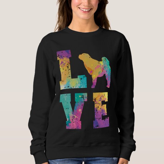 Shar Pei Love Sweatshirt (Vorderseite)