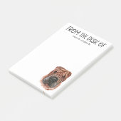 Shar Pei Lover Post-it Notes Klebezettel (angewinkelt)