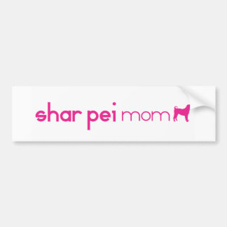 Shar Pei Mama Autoaufkleber